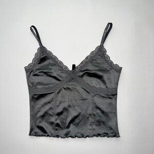 Satin Lace Trim Cami